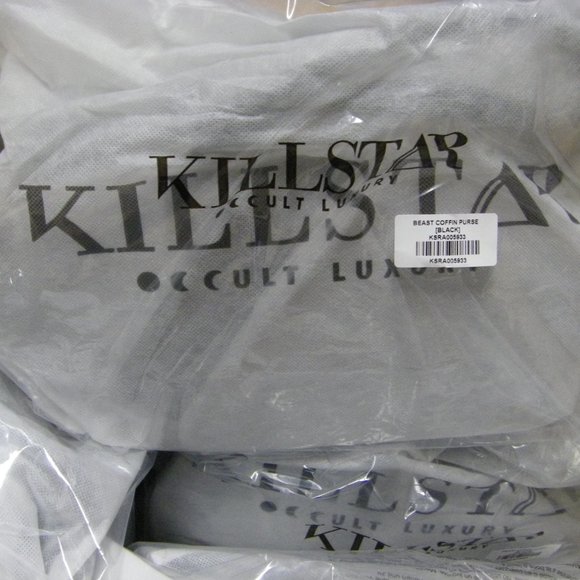 Killstar BEAST Coffin Crossbody Bag Black Baphomet Embossed Goth New Sealed - Picture 13 of 13